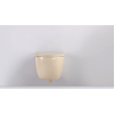FugaFlow Eccelente Pietra Swirl Ensemble WC suspendu - 36,5x53,0cm - chasse profonde - sans rebord - abattant à fermeture douce - beige SW1469383