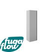 FugaFlow Eccelente Arredo Hoge Kast - 120x34.5x27.5cm - 1 deur - mat greige (grijs) - MDF SW1123247