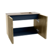 Mondiaz JOYA-DLUX 60cm toiletmeubel - kleur Dusk - Wastafel FAYE positie Rechts Zonder kraangat kleur Arena. SW1425741