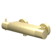 IVY Bond Mitigeur de douche thermostatique - apparent - cooltouch - or brossé mat PVD SW1030843