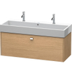 Duravit Vero Air Wastafel - 120x47cm - 2 kraangaten - met overloop - wit SW156934