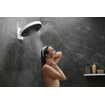 Hansgrohe Rainfinity PowderRain pomme de douche Ø36cm 3 jets avec bras de douche inclinable verticalement 10-30° mat blanc SW358868