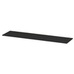 INK Topdeck Plan vasque - 180x45x2cm - pour meuble bas - MDF laqué - Noir mat SW352364