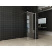 Wiesbaden Comfort Paroi de douche italienne avec profil mural 70x200cm verre avec film nano 10mm SW10409