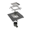 Easy Drain AquaJewels Quattro carrelage 15x15cm avec sortie latérale 50mm garde d'eau 30/35/50mm AJQ 15X15 T 2302061