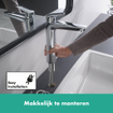 Hansgrohe Logis wastafelkraan 190 met waste chroom 0605644