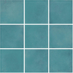 La Mosaic Factory Kasba carreau mosaïque - 30x30cm - carrelage mural - Carré - Porcelaine Ocean Blue Mat SW798759