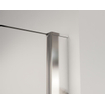 Fortifura Galeria Douche à l'italienne - 120x200cm - verre satiné - Chrome SW917221