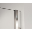 FortiFura Galeria inloopdouche - 110x200cm - mat glas - wandarm - chroom SW917208