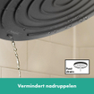 Hansgrohe Pulsify Colonne de douche 26cm 2 jets Eco avec tablette 40cm Noir mat SW651085