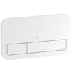Villeroy & Boch Avento Pack WC - 37x31.5cm - directflush - à fond creux - abattant softclose et quickrelease - avec réservoir encastrable - plaque de commande blanc brillant - Blanc Alpin SW956264