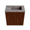 Mondiaz JOYA-DLUX Meuble de toilette 40cm - couleur Ruby - Vasque FAYE position Droite 1 trou de robinet couleur Sombra. SW1425642