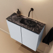 MONDIAZ TURE-DLUX Meuble toilette - 60cm - Clay - EDEN - vasque Lava - position droite - sans trou de robinet SW1103713