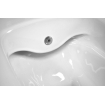 Sanicare Rondo bidet mural 51.5x36cm compact avec douchette de bidet sans abattant blanc SW536967