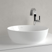 Villeroy & Boch artis Vasque à poser Ø43x12.5cm rond Ceramic+ Stone white SW209528