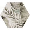 Zyx amazonia carrelage sol et mur avec décor 32x37cm 9mm rectifié r9 porcellanato gris SW795707