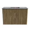 Mondiaz JOYA-DLUX Meuble de salle de bains 60cm - couleur Dusk - Vasque FAYE position Milieu 1 trou de robinet couleur Sombra. SW1426277