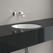 Villeroy & boch architectura lavabo à poser 45x45x17,5cm rond avec trou de trop-plein blanc alpin brillant céramique+ SW762386