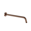 FugaFlow Eccelente Acces Ensemble de douche de tête encastré - thermostatique - bras mural - douche de tête 25cm - douchette ronde - flexible de douche lisse - Cuivre brossé PVD (Cuivre) SW1450638