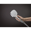 Hansgrohe Croma Select E handdouche Multi EcoSmart 1/2 xØ11cm met soft rain intense rain en massagestraal wit/chroom 0605327