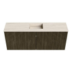 Mondiaz JOYA-DLUX 100cm toiletmeubel - kleur Shadow - Wastafel FAYE positie Midden 1 kraangat kleur Meli. SW1424883