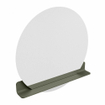 Mondiaz SPOT Miroir de salle de bains - rond 90cm - tablette miroir - couleur Army SW1235488