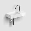 Clou Vale fonteinen keramiek fontein 38x19x7cm kraangat rechts Wit glanzend SW451454