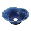 Best Design flower-blue Vasque à poser - diamètre 40.5cm - Bleu SW976253