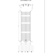 Plieger Palmyra Sèche-serviettes courbé 177.5x60cm 1046watt anthracite métallique 7252907