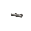 IVY Bond Ensemble de douche de tête - apparent - pomme de douche principale medium 20 cm - douchette barre Finition metal black brossé PVD SW1032422
