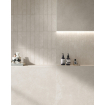 Terravito Elzino wand- en vloertegel - 6x24cm - Natuursteen look - White mat (wit) SW1119926