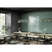 Terravito Ulvara carreau mural - 6.5x33.2cm - 8mm - Hexagone - Anthracite brillant SW359689