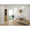 Terravito Velaro wandtegel - 60x120cm - gerectificeerd - Betonlook - Glaciar mat (wit) SW1120132