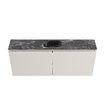 MONDIAZ TURE-DLUX Meuble WC 120 cm Linen. EDEN lavabo Lava position centrale. Avec 1 trou de robinet. SW1103885