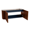 Mondiaz JOYA-DLUX 101.6cm toiletmeubel - ronding links kleur Ruby - Wastafel FAYE positie Rechts Zonder kraangat kleur Saba. SW1425629
