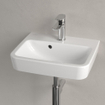 Villeroy & Boch O.novo Lave-main WC 45x16x13.5cm 1 trou de robinet Ceramic+ Blanc Alpin SW448475