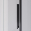 BRAUER Season cabine de douche - 120x80x200cm - porte coulissante - verre clair - réversible - revêtement en verre - Gunmetal SW1448708