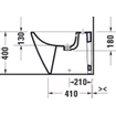 Duravit D-neo bidet staand 580mm wit SW640543