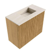 Mondiaz JOYA-DLUX Meuble de toilette 50cm - couleur Oak - Vasque FAYE position Droite 1 trou de robinet couleur Meli. SW1423925