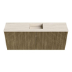Mondiaz JOYA-DLUX 100cm toiletmeubel - kleur Dusk - Wastafel FAYE positie Midden Zonder kraangat kleur Meli. SW1425836