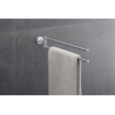Duravit Starck T Porte-serviettes - 2 barres - 46,5cm - pivotant - chrome SW297095