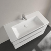 Villeroy & boch subway 3.0 lavabo de meuble 100x47x16.5cm rectangle 1 trou pour robinet sans trou de trop-plein blanc alpin gloss ceramic+ SW701538