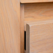 Saniclass Natural Wood Meuble sous lavabo 119x45.5x81cm 1 tiroir sur pieds avec 1 trou pour siphon chêne massif Grey Oak SW3032
