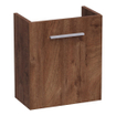 BRAUER Trust meuble lave-mains - 40x45x22cm - porte ouverture à gauche - sans poignée rapportée - Forest Cacao SW370825