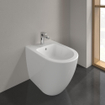 Villeroy & Boch Subway 2.0 bidet sur pied avec trou de robinet avec trop-plein ceramic+ blanc 1025183