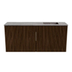 Mondiaz JOYA-DLUX 90cm meuble de salle de bains - couleur Walnut - Vasque FAYE position Droite 1 trou de robinet couleur Oza. SW1424568