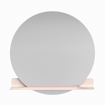 Miroir de salle de bain Mondiaz SPOT - rond 110cm - plan de miroir - couleur Rosee SW1235596