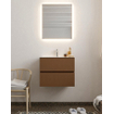 Mondiaz VICA ensemble de meuble de salle de bain - 60cm - meuble sous-vasque repos - 2 tiroirs - lavabo moon milieu - 1 trou de robinet - version XL 60cm haut SW1089742