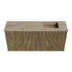 Mondiaz JOYA-DLUX 90cm meuble de toilette - couleur Dusk - Vasque FAYE position Droite 1 trou de robinet couleur Arena. SW1425750