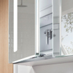 Villeroy & Boch My View 14+ armoire de toilette - avec 2 portes avec éclairage LED vertical 60x75x17.3cm - incl. boîte à médicaments verrouillable 1025443
